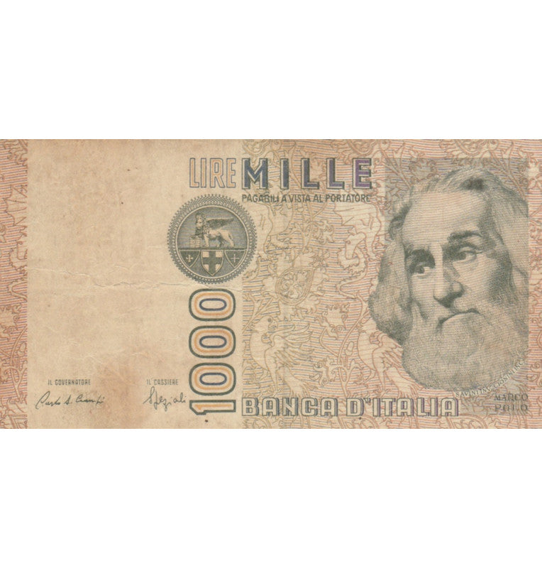 Italia 1000 Liras 1982 Pick 109a (NO UNC)